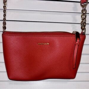 Calvin Klein Vibrant Orange Crossbody Bag